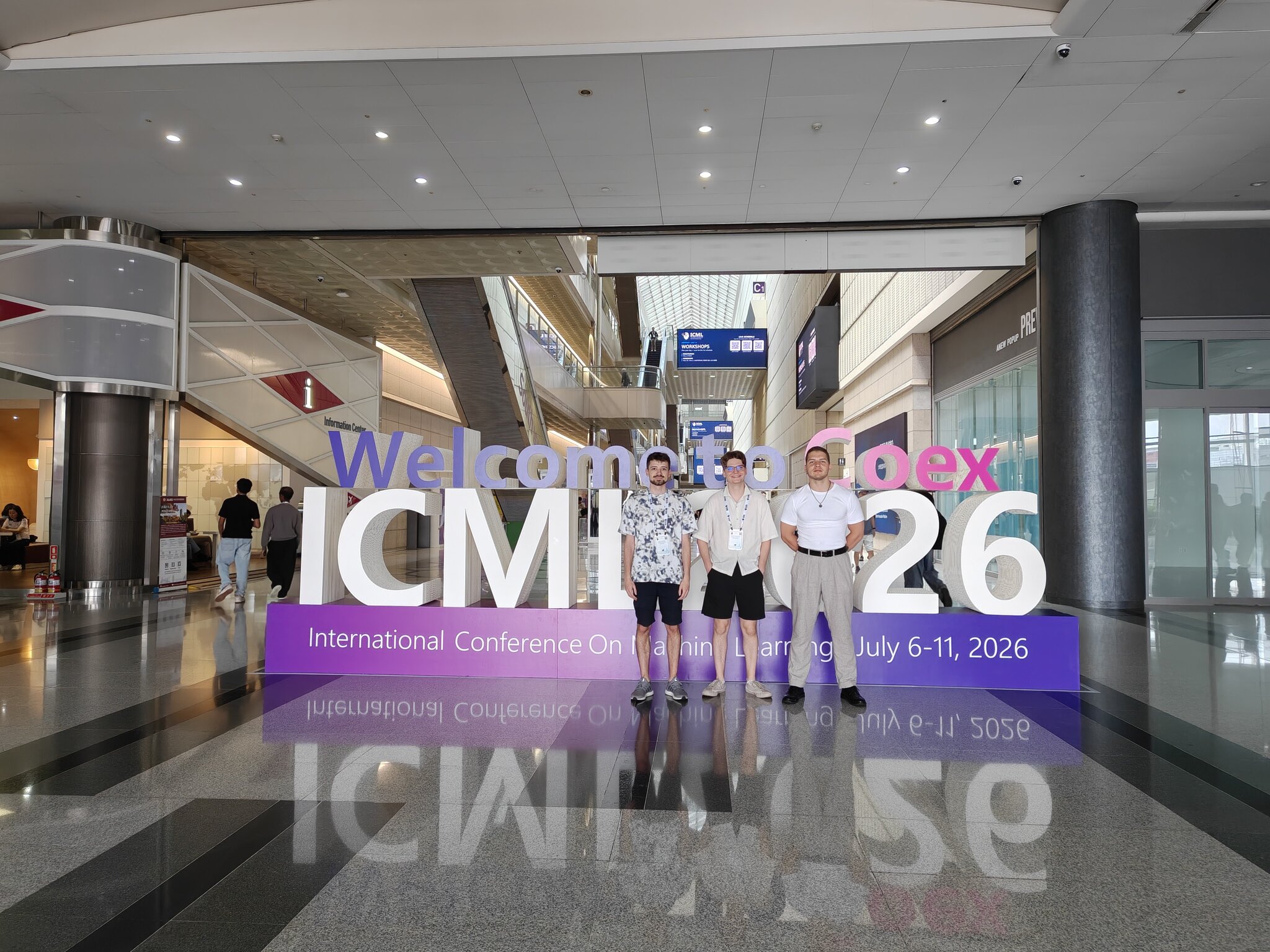 CCAI researchers in the COEX centre during ICML 2026
